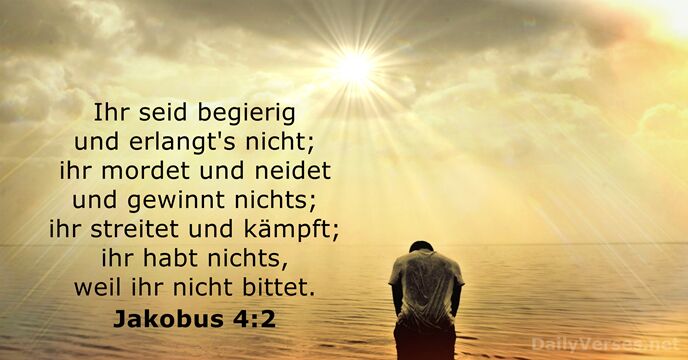 Jakobus 4:2