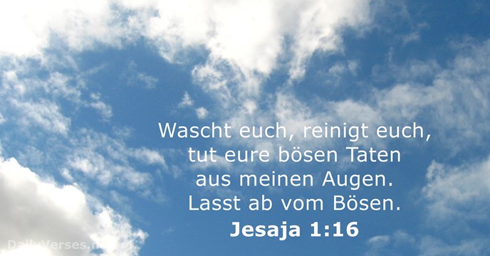 Jesaja 1:16