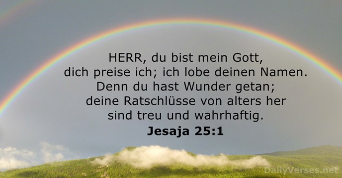 jesaja 25:1