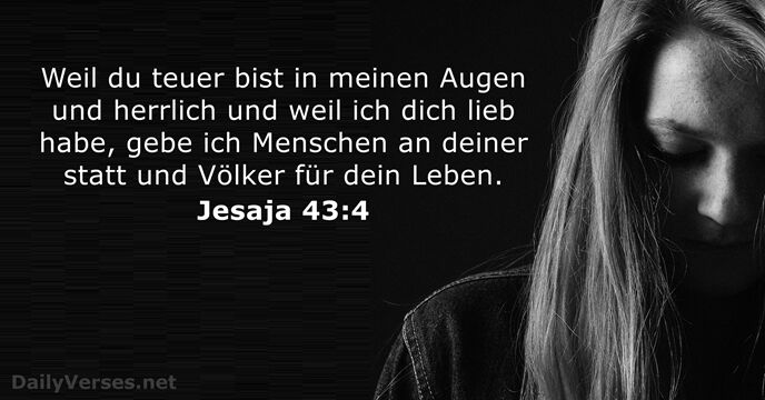 jesaja 43:4