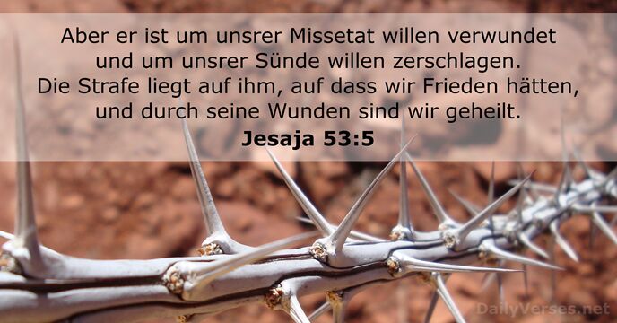 Jesaja 53:5