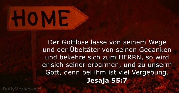 Jesaja 55:7