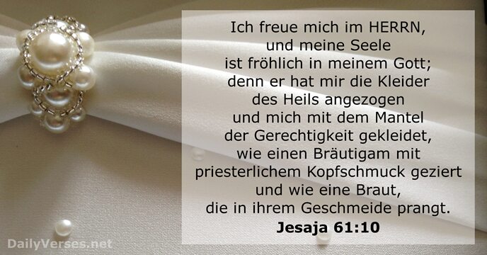 jesaja 61:10