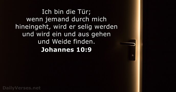 johannes 10:9