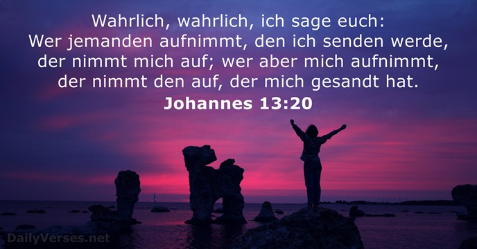 johannes 13:20