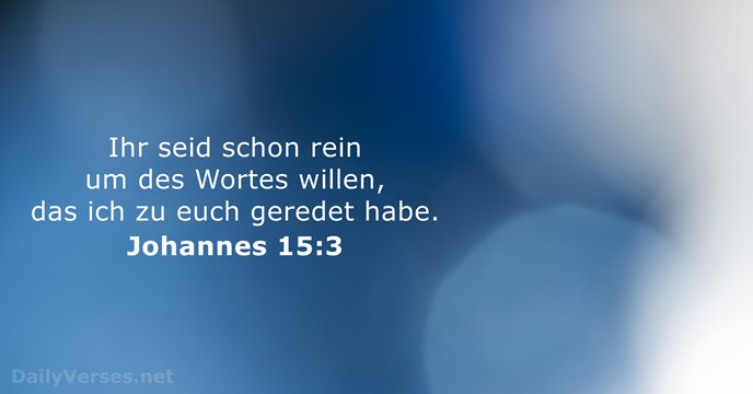 johannes 15:3