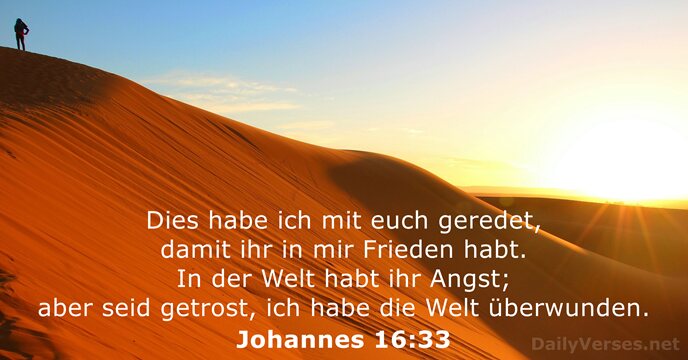 Johannes 16:33