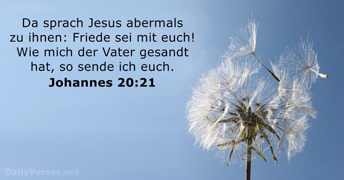 johannes 20:21