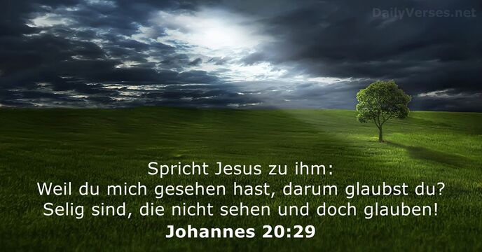 Johannes 20:29