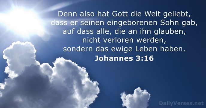 johannes 3:16