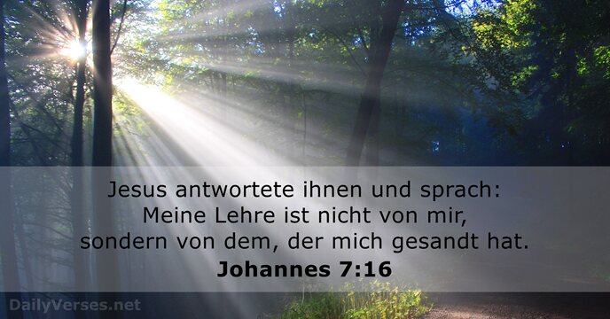 johannes 7:16