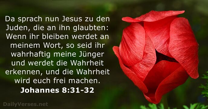 Johannes 8:31-32