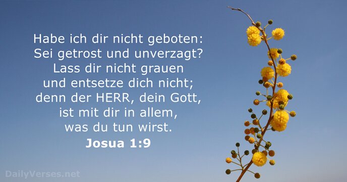 Josua 1:9