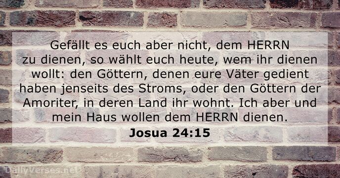 Josua 24:15