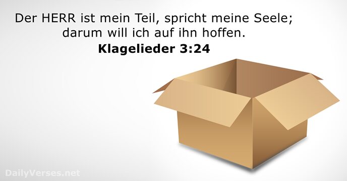 klagelieder 3:24