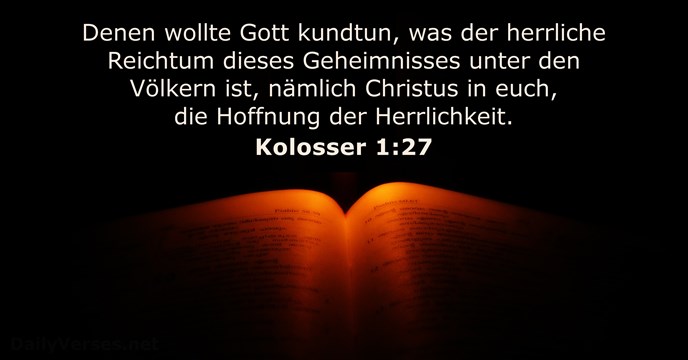 Kolosser 1:27