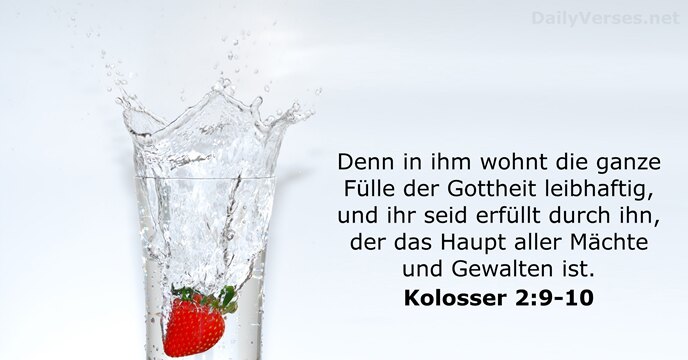 kolosser 2:9-10