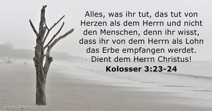 Kolosser 3:23-24