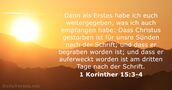 1 Korinther 15:3-4