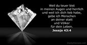 jesaja 43:4