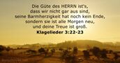 Klagelieder 3:22-23