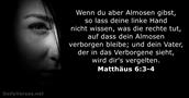 Matthäus 6:3-4