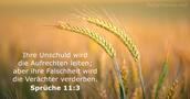 Sprüche 11:3