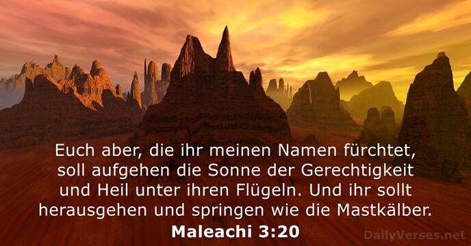 maleachi 3:20