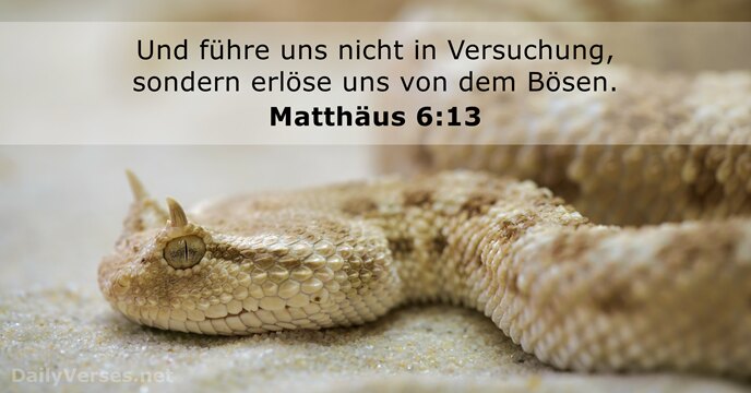 matthaus 6:13