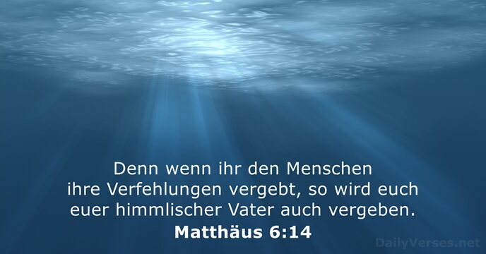 Matthäus 6:14