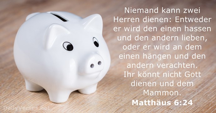 Matthäus 6:24