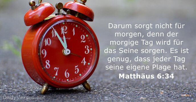 matthaus 6:34
