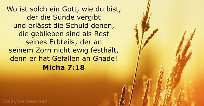 micha 7:18
