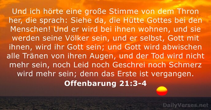 Offenbarung 21:3-4
