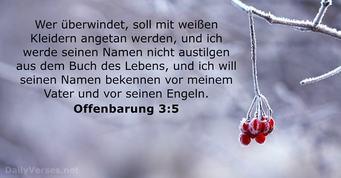 Offenbarung 3:5