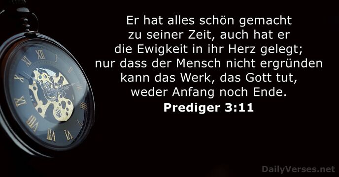 Prediger 3:11