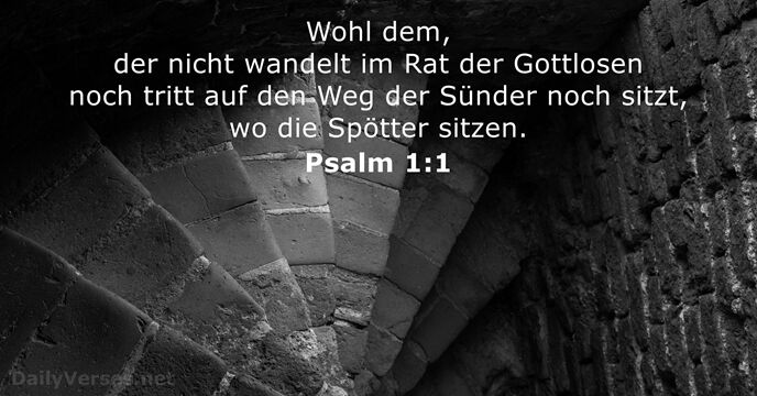 psalmen 1:1
