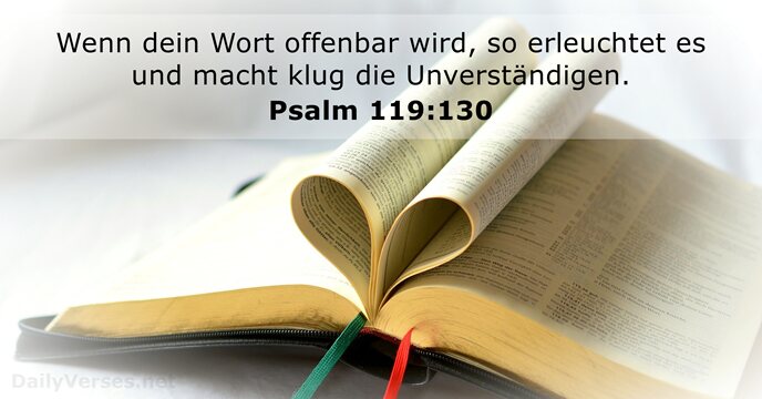 psalmen 119:130