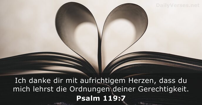psalmen 119:7