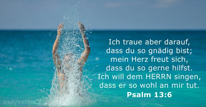 Psalmen 13:6
