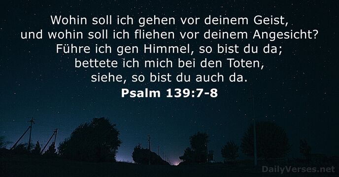 psalmen 139:7-8