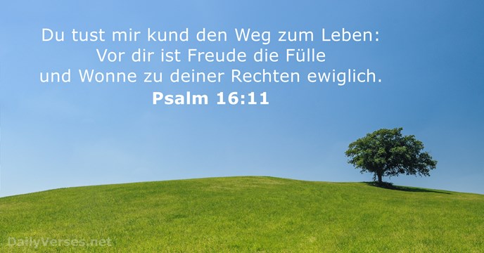 psalmen 16:11