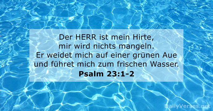 Psalmen 23:1-2