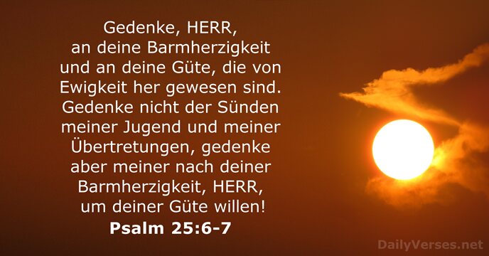 psalmen 25:6-7