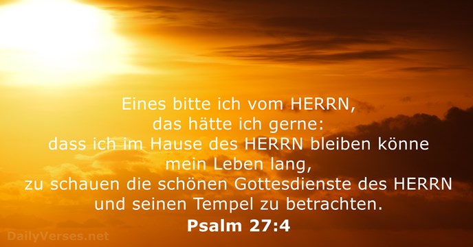 psalmen 27:4