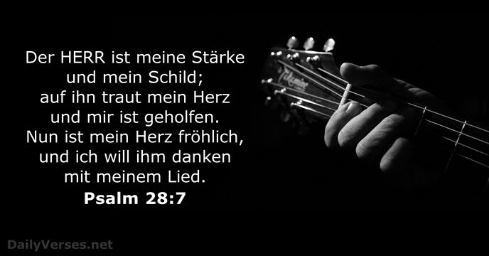 psalmen 28:7