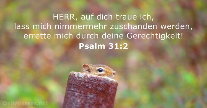 psalmen 31:2