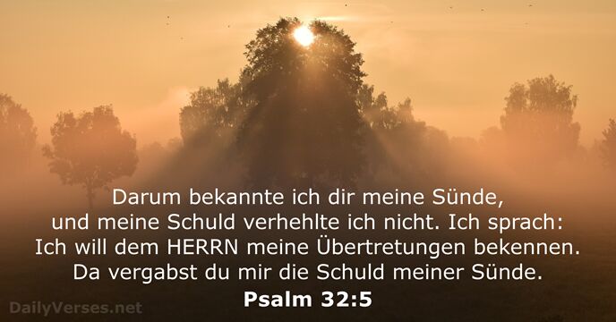 psalmen 32:5