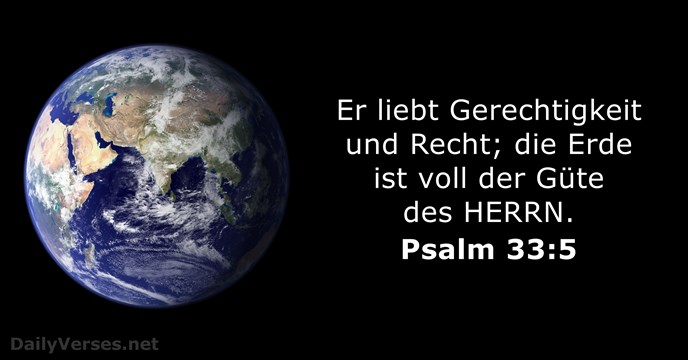 Psalmen 33:5