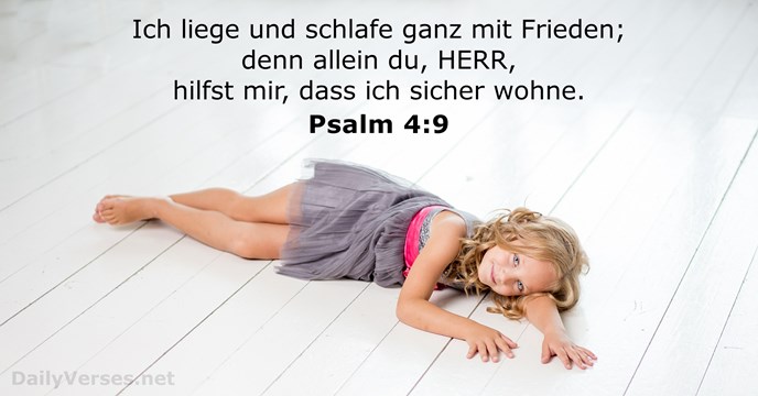 psalmen 4:9